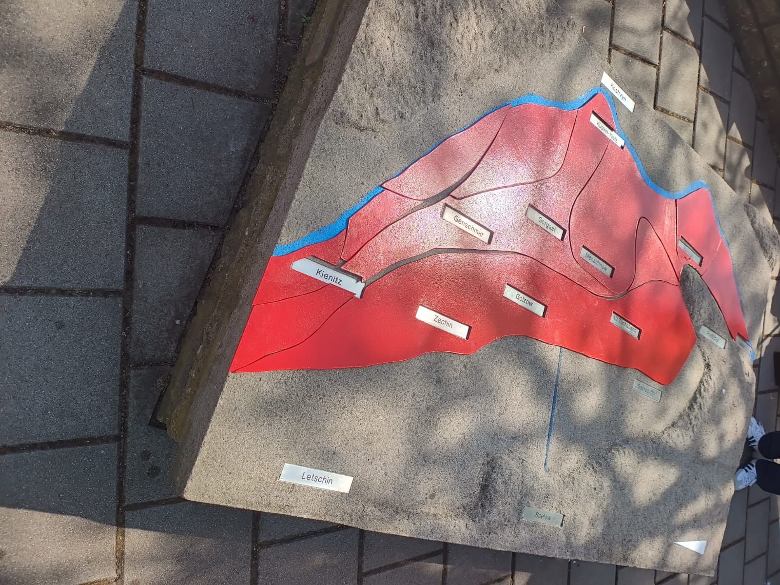 Relief der Seelower Höhen